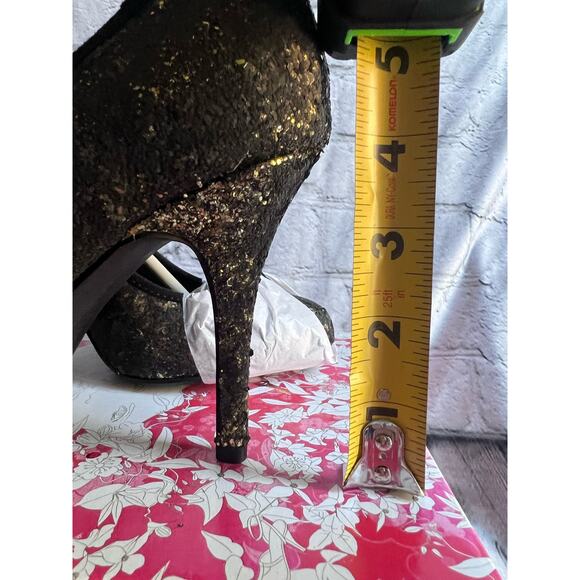 Chinese Laundry Fall for Glitter Women’s Heels Gold Size 8 M New in Box - Picture 5 of 9